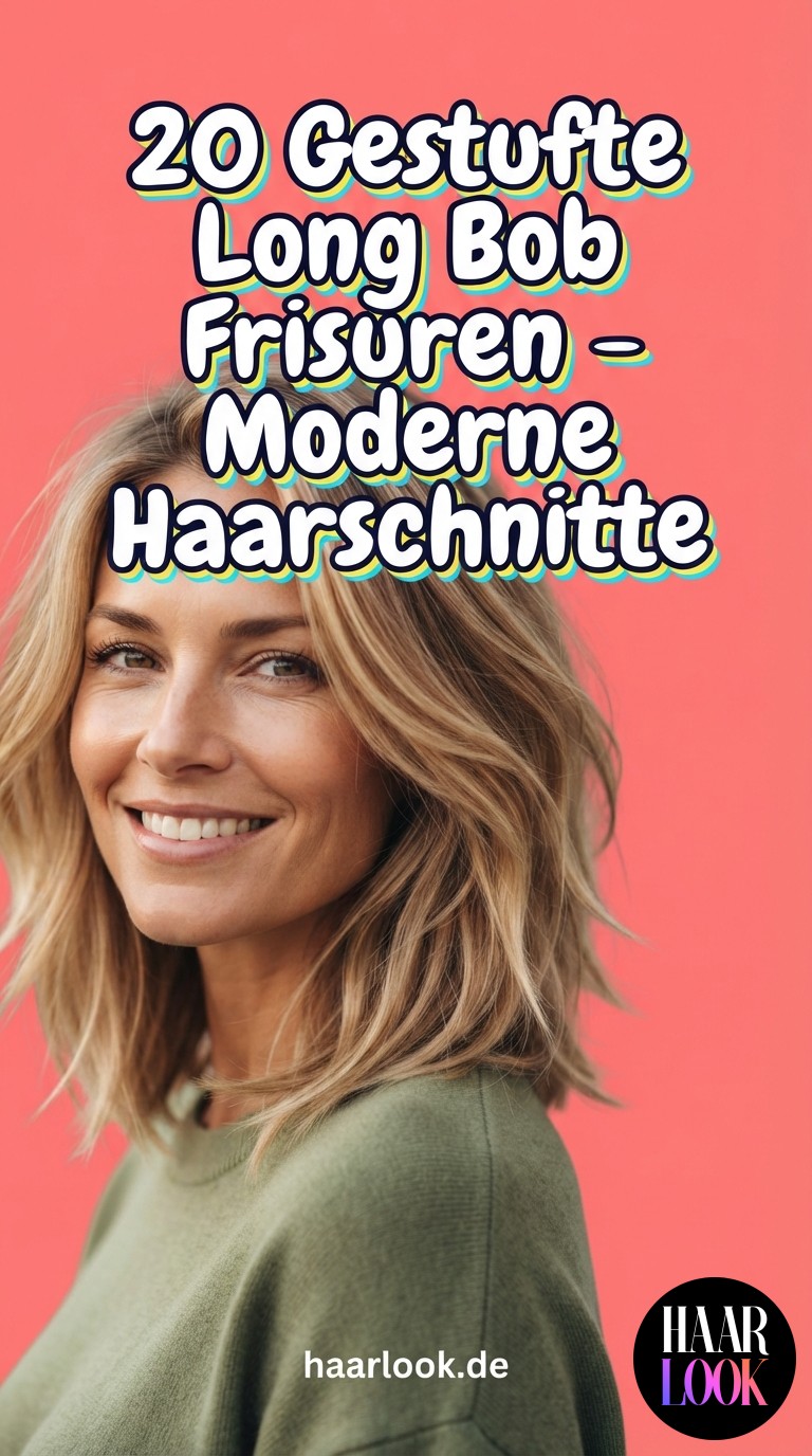 20 Gestufte Long Bob Frisuren - Moderne Haarschnitte