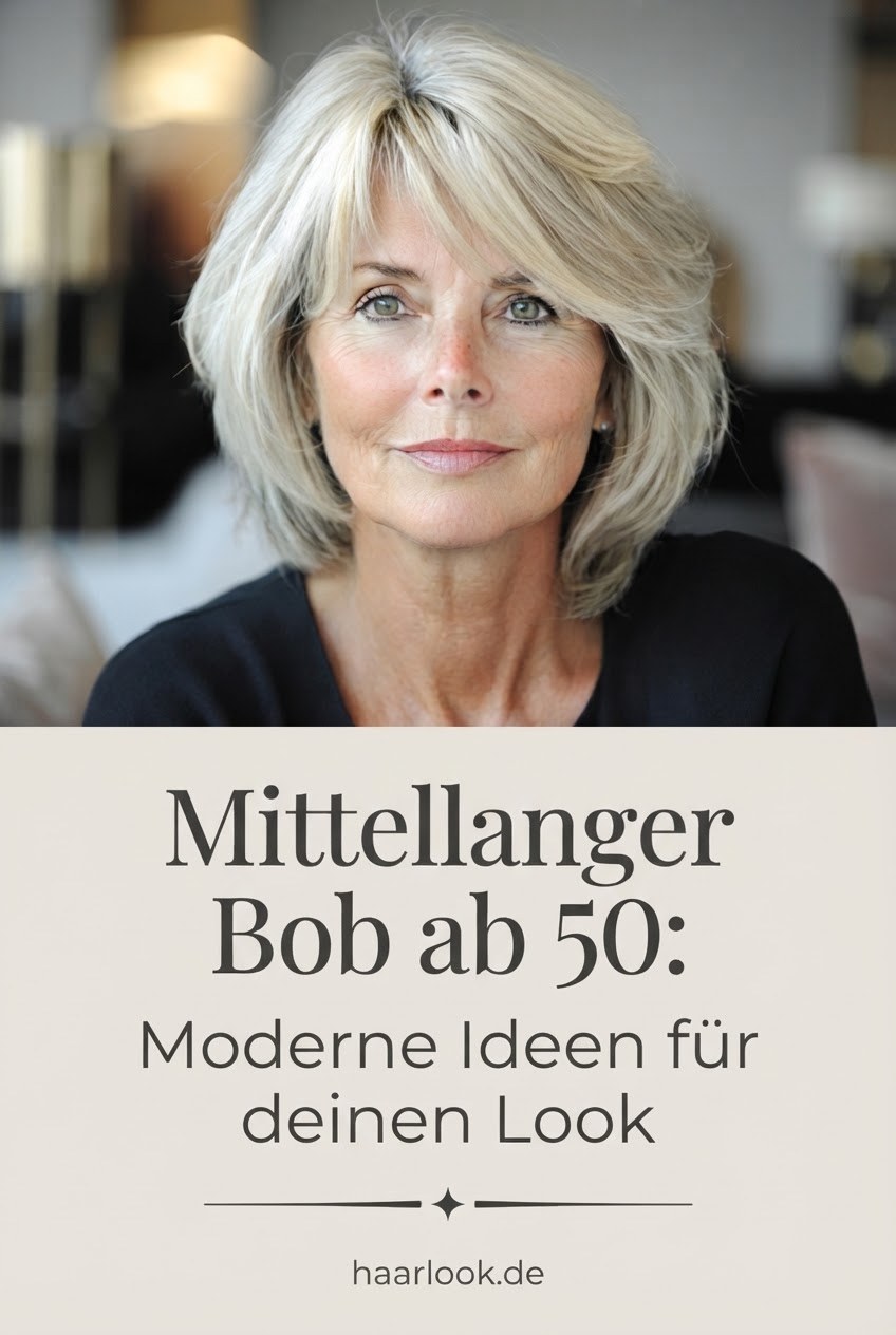 Mittellanger Bob ab 50: Moderne Ideen für deinen Look