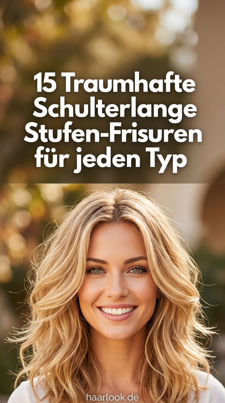 15 Traumhafte Schulterlange Stufen-Frisuren für jeden Typ