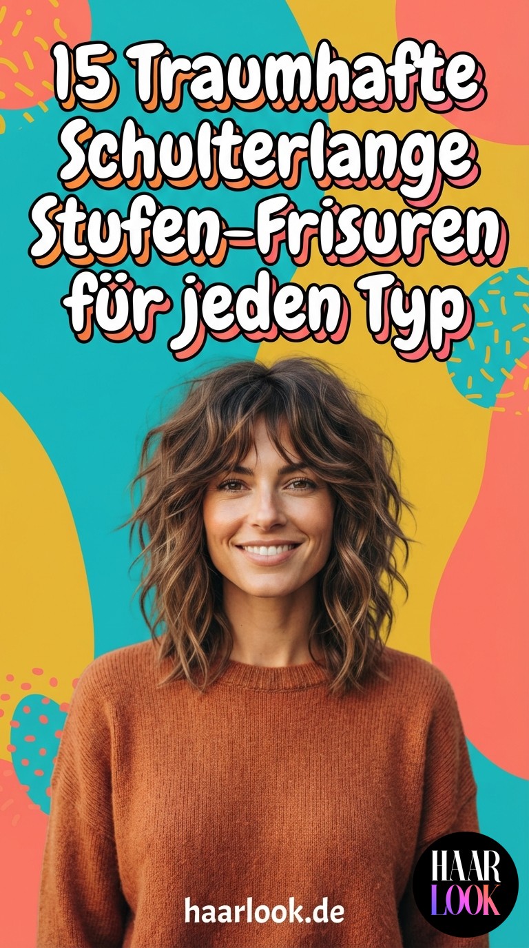 15 Traumhafte Schulterlange Stufen-Frisuren für jeden Typ