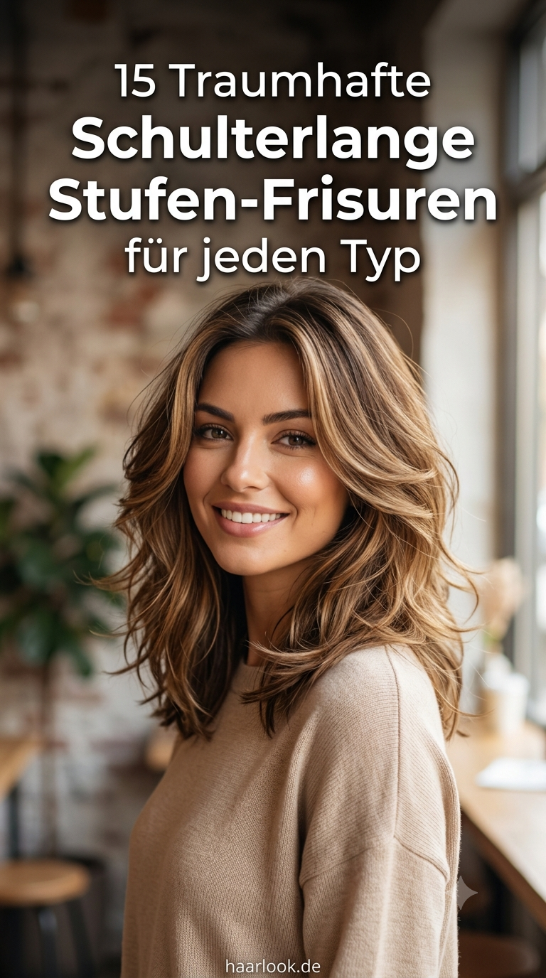 15 Traumhafte Schulterlange Stufen-Frisuren für jeden Typ