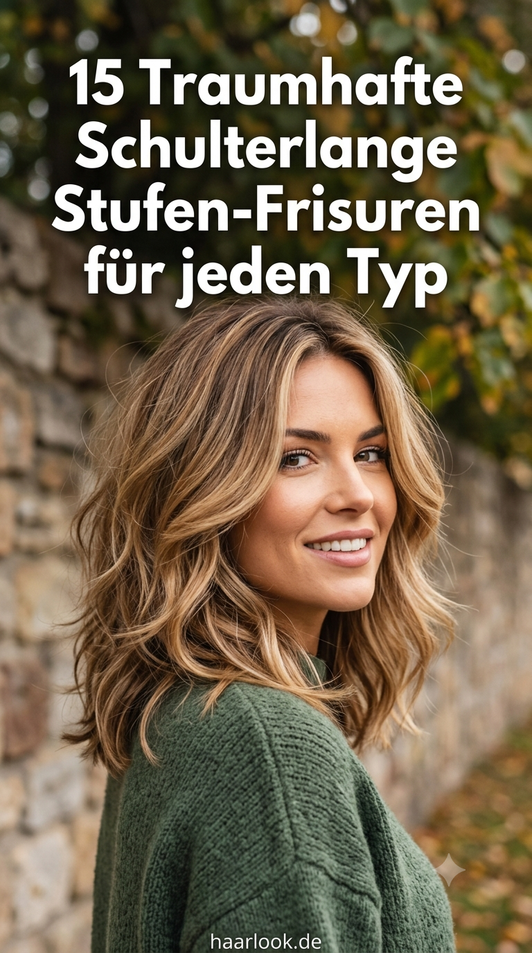 15 Traumhafte Schulterlange Stufen-Frisuren für jeden Typ
