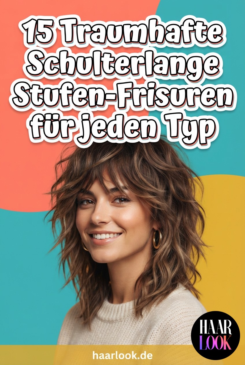 15 Traumhafte Schulterlange Stufen-Frisuren für jeden Typ