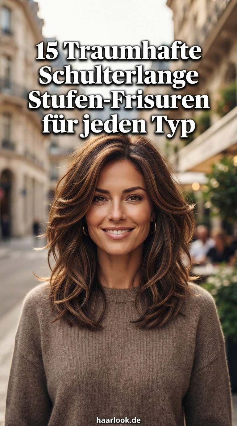 15 Traumhafte Schulterlange Stufen-Frisuren für jeden Typ