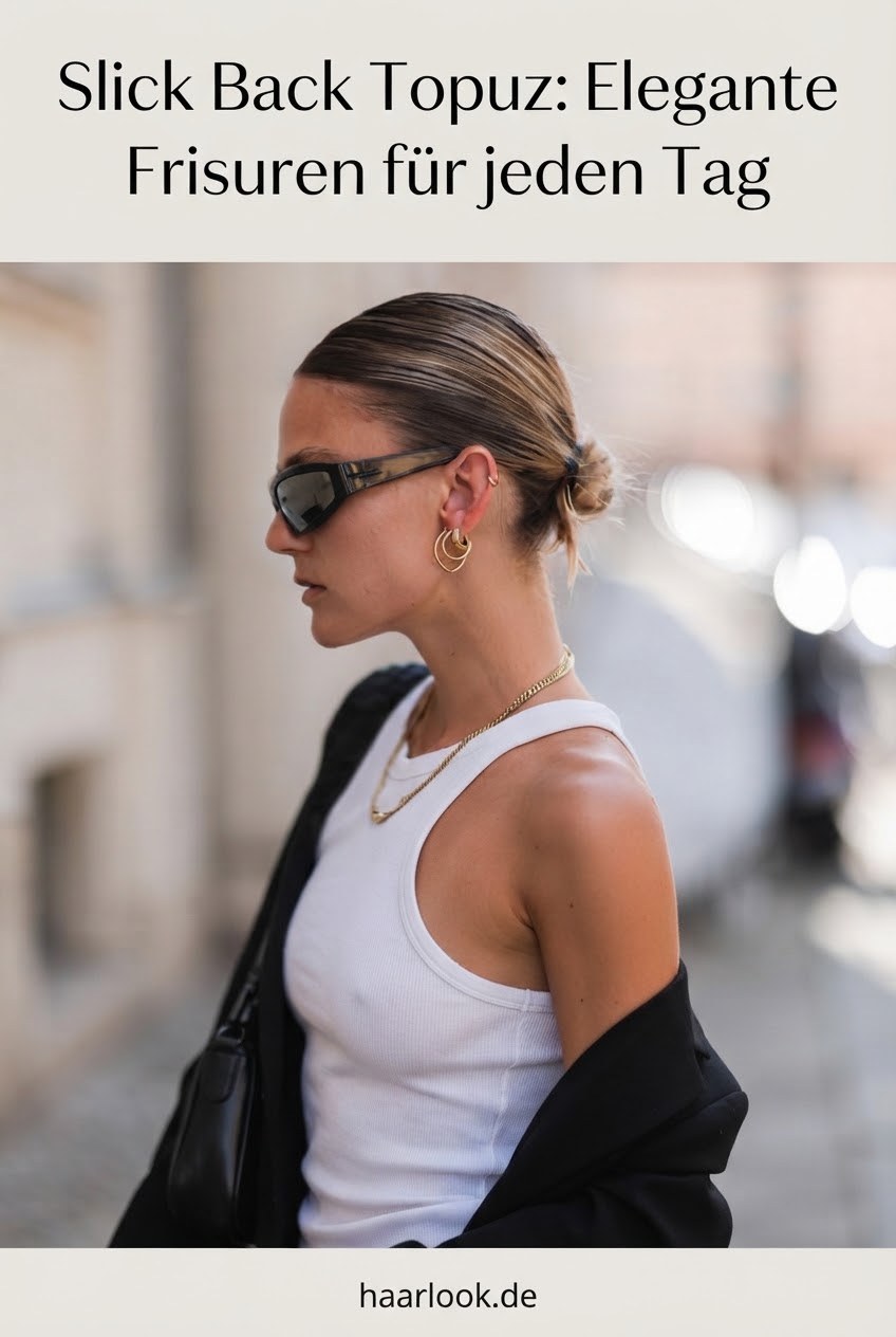 Slick Back Topuz: Elegante Frisuren für jeden Tag
