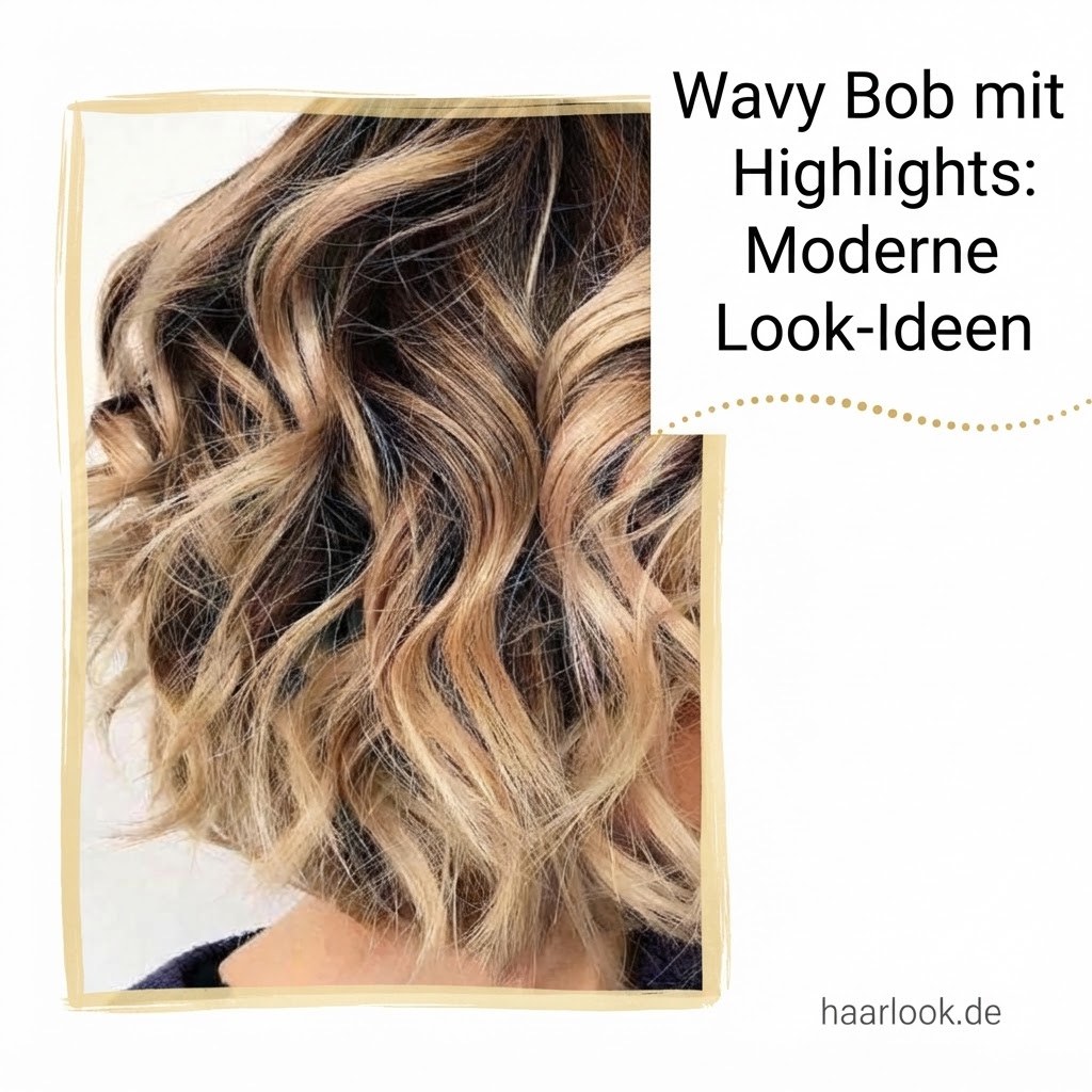 Wavy Bob mit Highlights: Moderne Look-Ideen