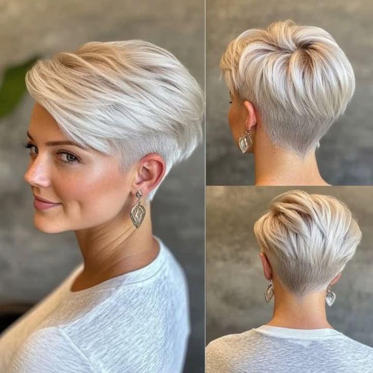 Alltagstauglicher blonder Pixie