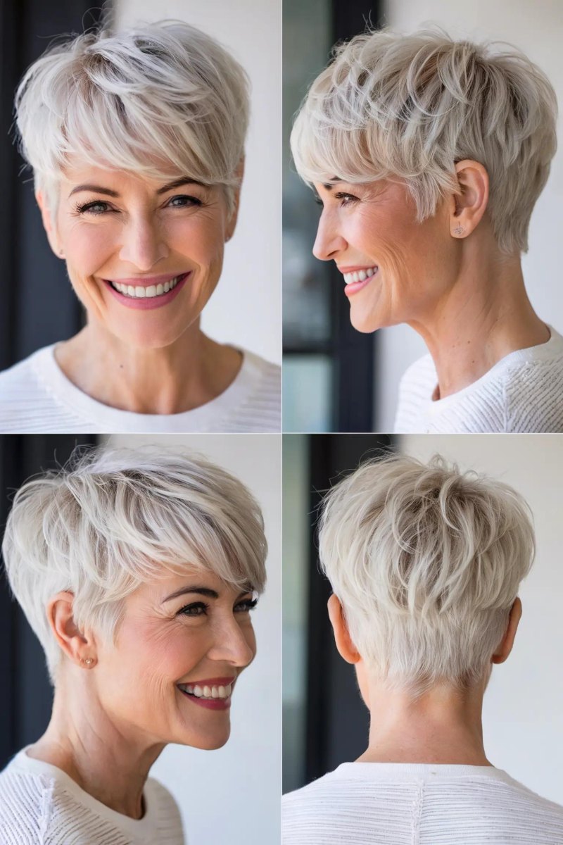 Pixie Cut Inspiration Frauen ab 50