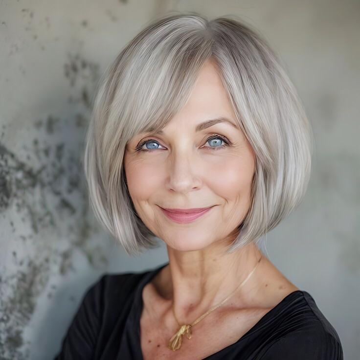 Frecher Bob ab 50 moderne Ideen für deinen neuen Haarlook