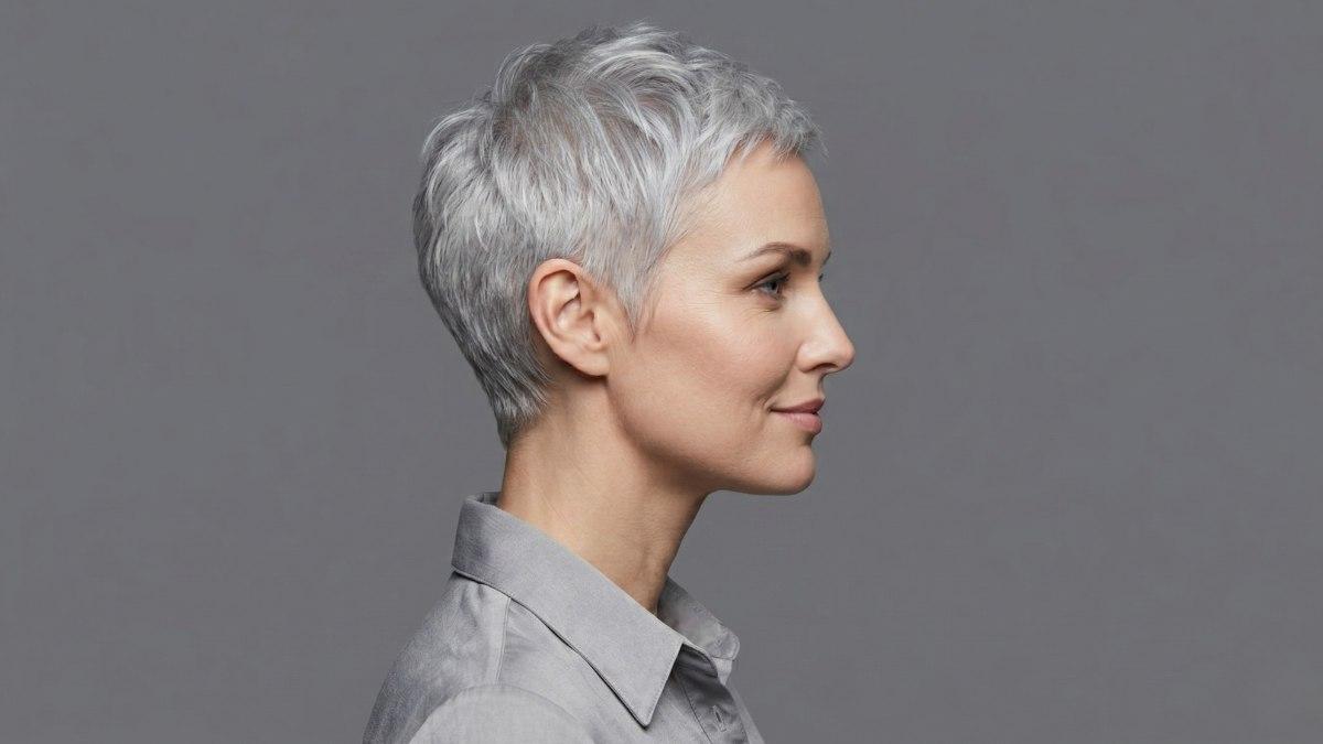 Markanter silberner Pixie