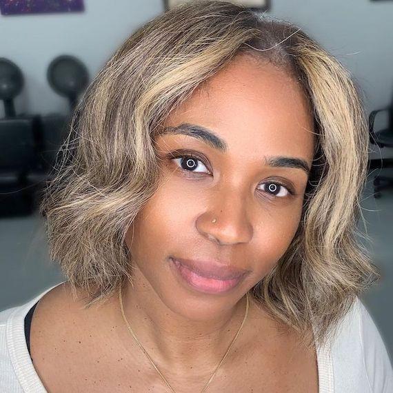 Blonder Wavy Bob
