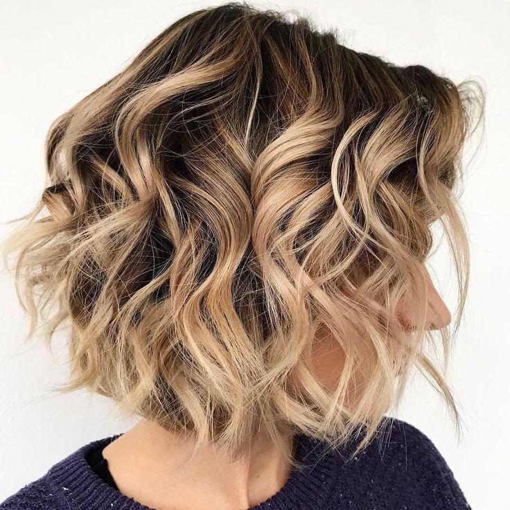 Beach Waves Wavy Bob